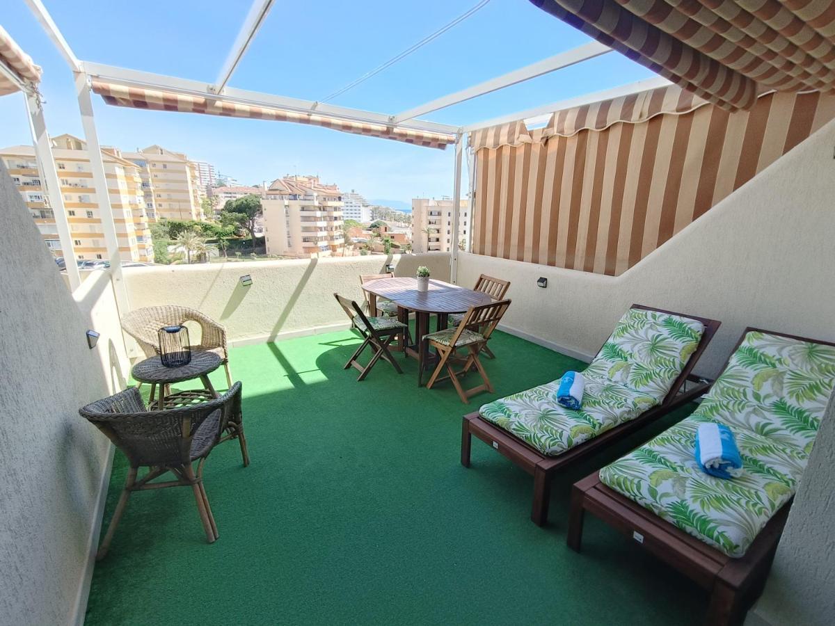 VIVE BENALMÁDENA Estudio Benal Beach 319 Vistas al Mar, Parque Acuático Exterior foto